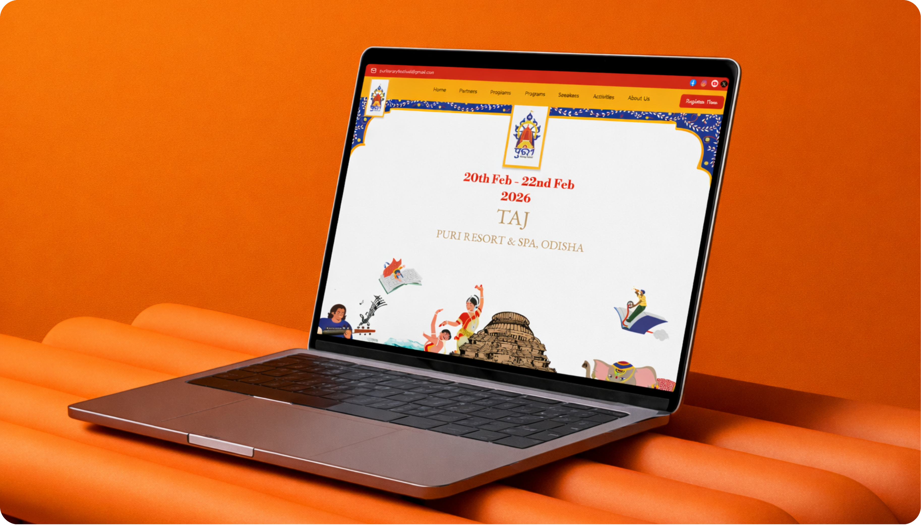 Website Laptop Mockup